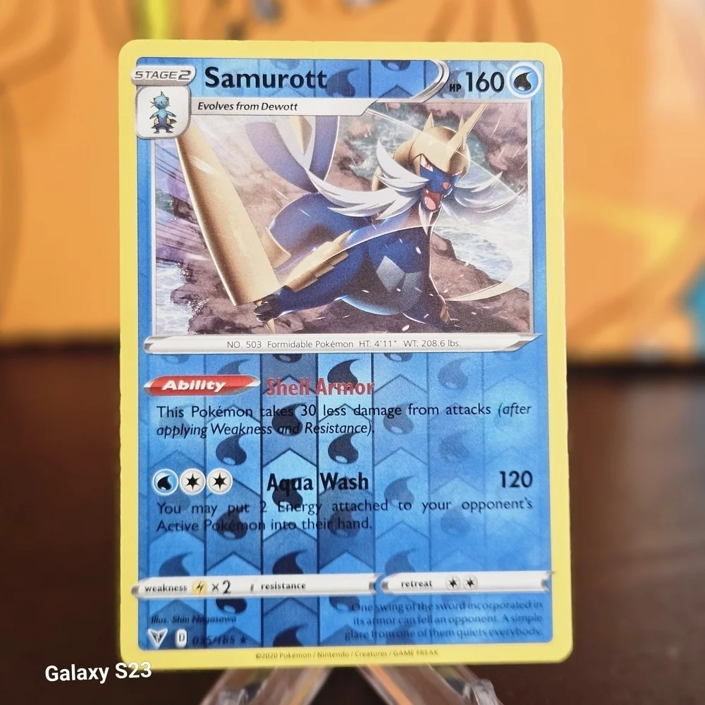 Samurott 035/185 Pokémon TCG Reverse Holo Rare